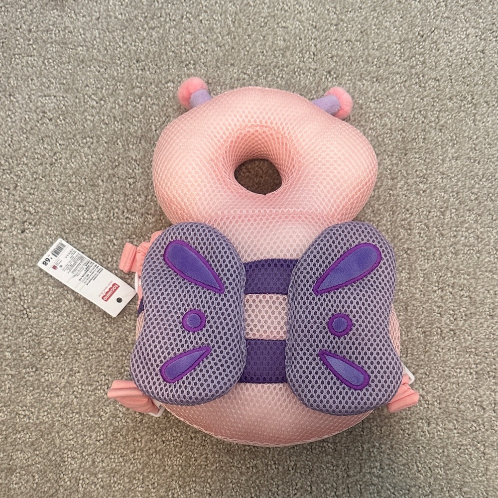 Pink and Purple Baby Head Protector